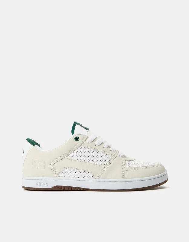 Women's Skateboarding Shoes with Reflective Details in Silver for Night SkatingEtnies MC Rap Lo Skate Shoes - White/Green Women's Skateboarding Shoes with Reflective Details in Silver for Night SkatingEtnies MC Rap Lo Skate Shoes - White/Green