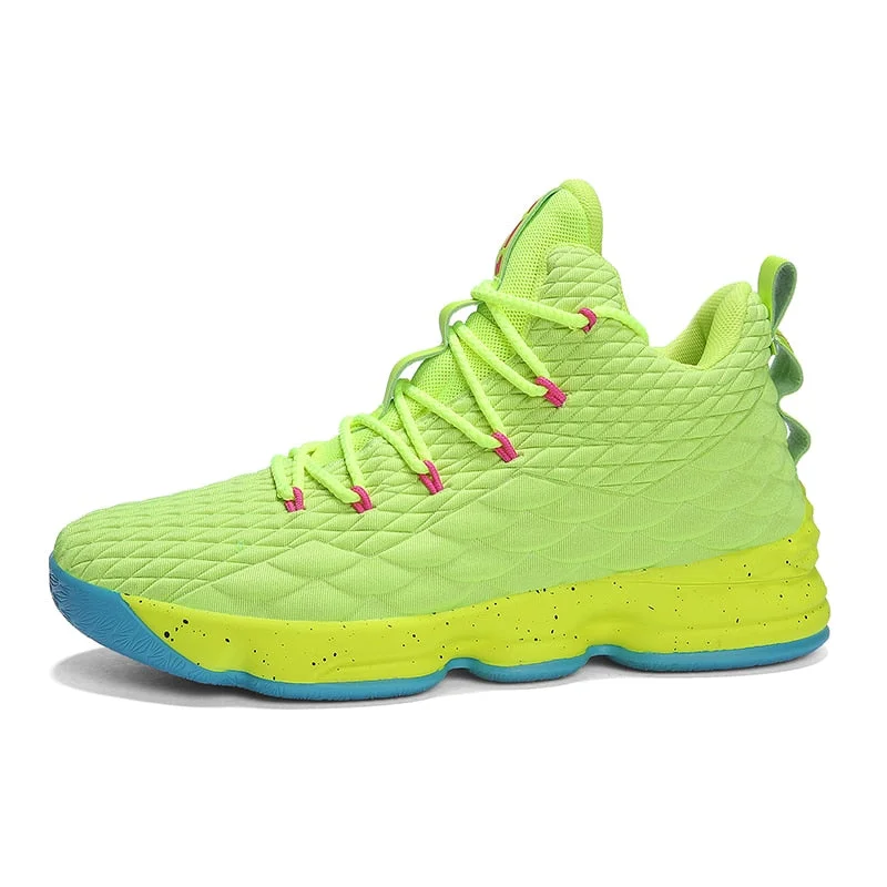 Women's Velcro - strap basketball shoes for easy on and offHigh-top Lebron Basketball Shoes Men Women's Velcro - strap basketball shoes for easy on and offHigh-top Lebron Basketball Shoes Men