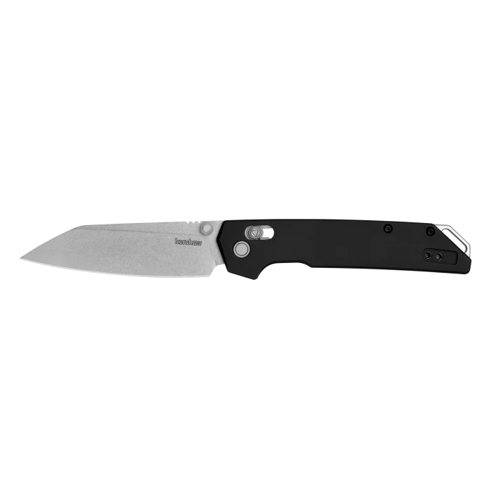 Iridium Reverse Tanto Knife - Black