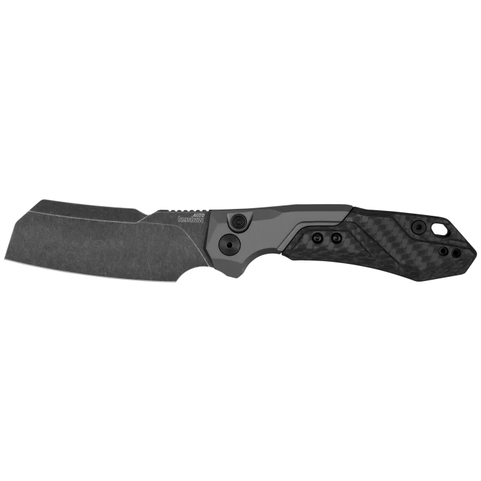 Launch 14 Auto Cleaver Knife - Black/gry