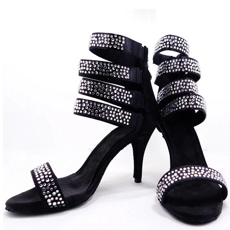 Women's Breathable Mesh Tap Dance Shoes in White for All - Day WearDS Women's Black Satin Customized Heel Salsa Dance Shoes Heels Dance Boots With Rhinestone Women's Breathable Mesh Tap Dance Shoes in White for All - Day WearDS Women's Black Satin Customized Heel Salsa Dance Shoes Heels Dance Boots With Rhinestone