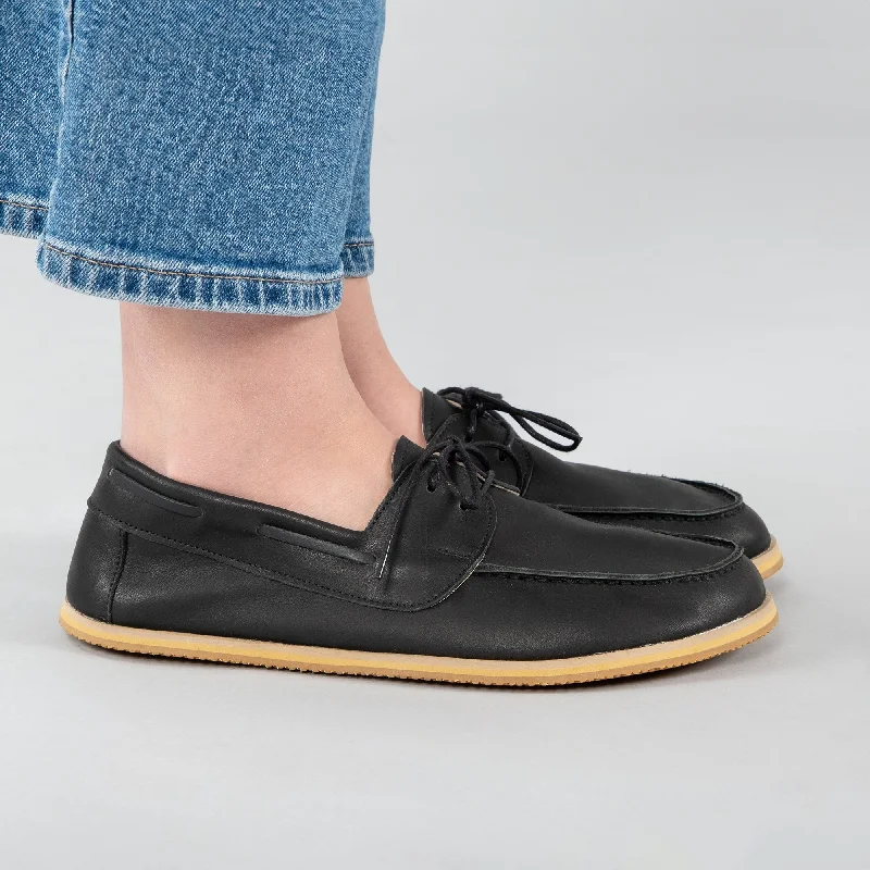Women's Minimalist Zero - Drop Barefoot Shoes in Black for Running and TrainingMen's Black Boat Shoes Women's Minimalist Zero - Drop Barefoot Shoes in Black for Running and TrainingMen's Black Boat Shoes