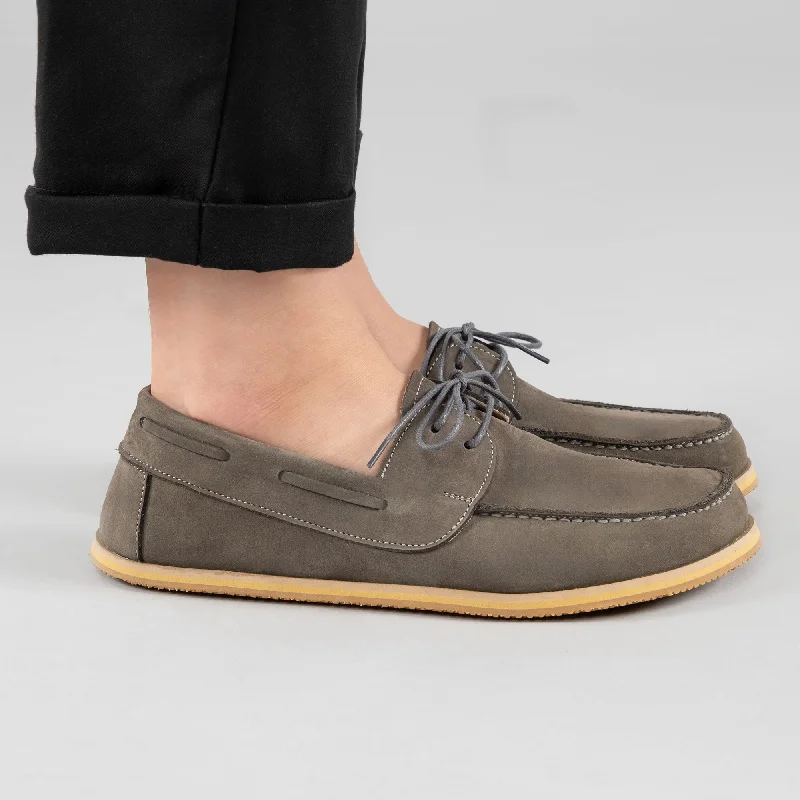 Stretchable Fabric Women's Barefoot Shoes in Orange for a Snug FitMen's Gray Boat Shoes Stretchable Fabric Women's Barefoot Shoes in Orange for a Snug FitMen's Gray Boat Shoes