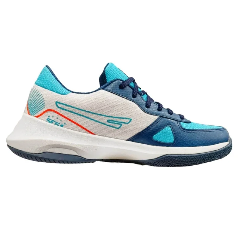 Women's basketball shoes for training sessionsSega Swing Basketball Shoes (White/Blue) Women's basketball shoes for training sessionsSega Swing Basketball Shoes (White/Blue)
