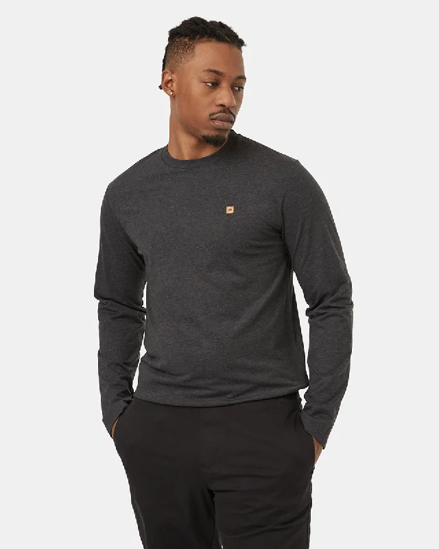 Men's TreeBlend Classic Long-Sleeve - Meteorite Black Heather