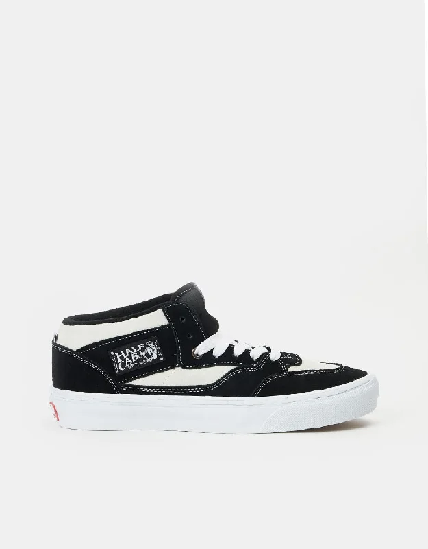 Reinforced Toe Cap Women's Skateboarding Shoes in Purple for Added ProtectionVans Skate Half Cab '92 Shoes - Black/Marshmallow Reinforced Toe Cap Women's Skateboarding Shoes in Purple for Added ProtectionVans Skate Half Cab '92 Shoes - Black/Marshmallow