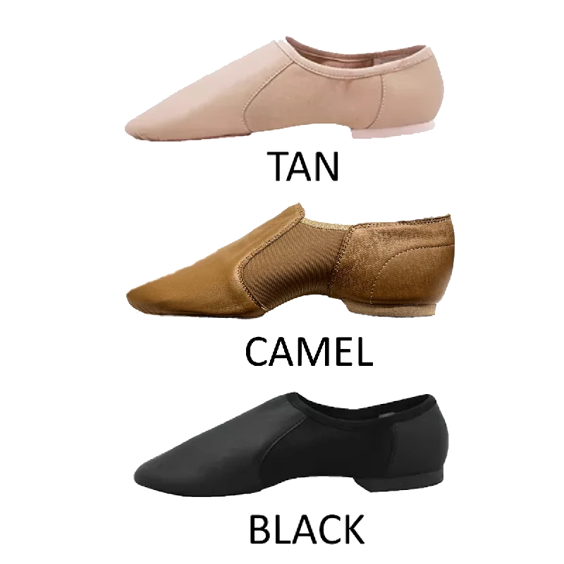 Arch - Support Jazz Dance Shoes in Teal for Preventing FatigueLeather Jazz Shoe