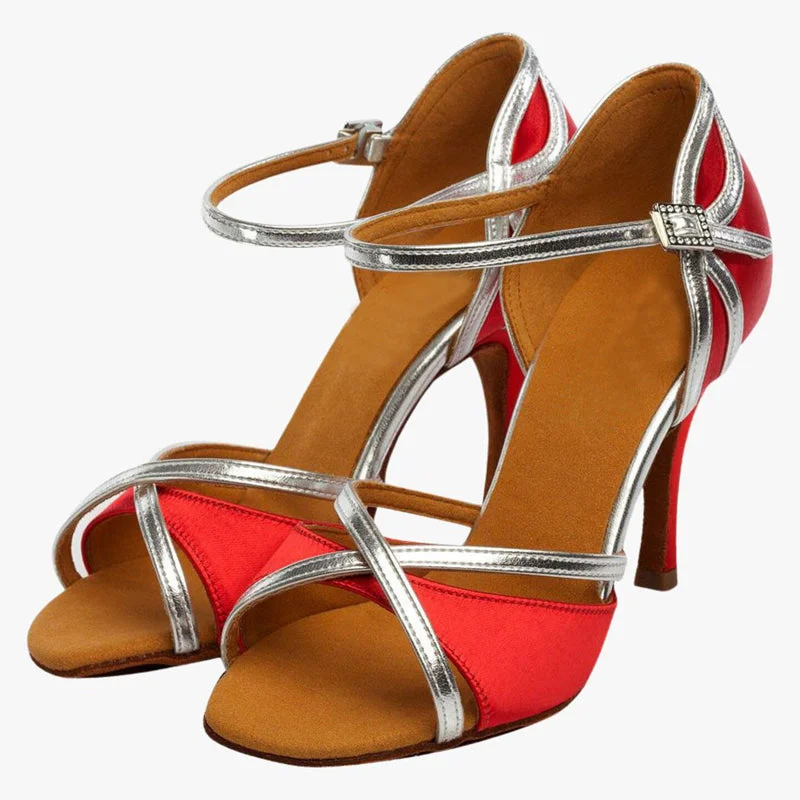 High - Quality Leather Salsa Dance Shoes in Sky Blue for Professional DancersDS Women's Satin Customized Heel Latin Shoes Salsa Shoes Ballroom Dance Shoes High - Quality Leather Salsa Dance Shoes in Sky Blue for Professional DancersDS Women's Satin Customized Heel Latin Shoes Salsa Shoes Ballroom Dance Shoes