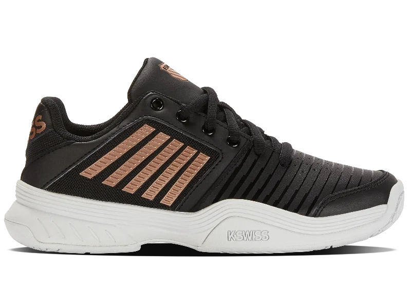 Women's tennis shoes with a soft - touch interior95443-059-M | COURT EXPRESS | BLACK/WHITE/ROSEGOLD Women's tennis shoes with a soft - touch interior95443-059-M | COURT EXPRESS | BLACK/WHITE/ROSEGOLD