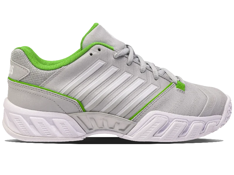 Women's tennis shoes with a water - resistant upper97010-034-M | BIGSHOT LIGHT 4 OMNI | GRAY VIOLET/WHITE/LIME GREEN Women's tennis shoes with a water - resistant upper97010-034-M | BIGSHOT LIGHT 4 OMNI | GRAY VIOLET/WHITE/LIME GREEN