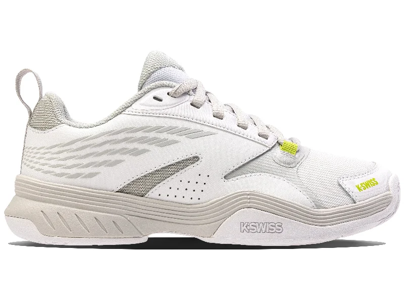 Women's tennis shoes for tennis training sessions99190-956-M | SPEEDEX | WHITE/GRAY VIOLET/LIME GREEN Women's tennis shoes for tennis training sessions99190-956-M | SPEEDEX | WHITE/GRAY VIOLET/LIME GREEN