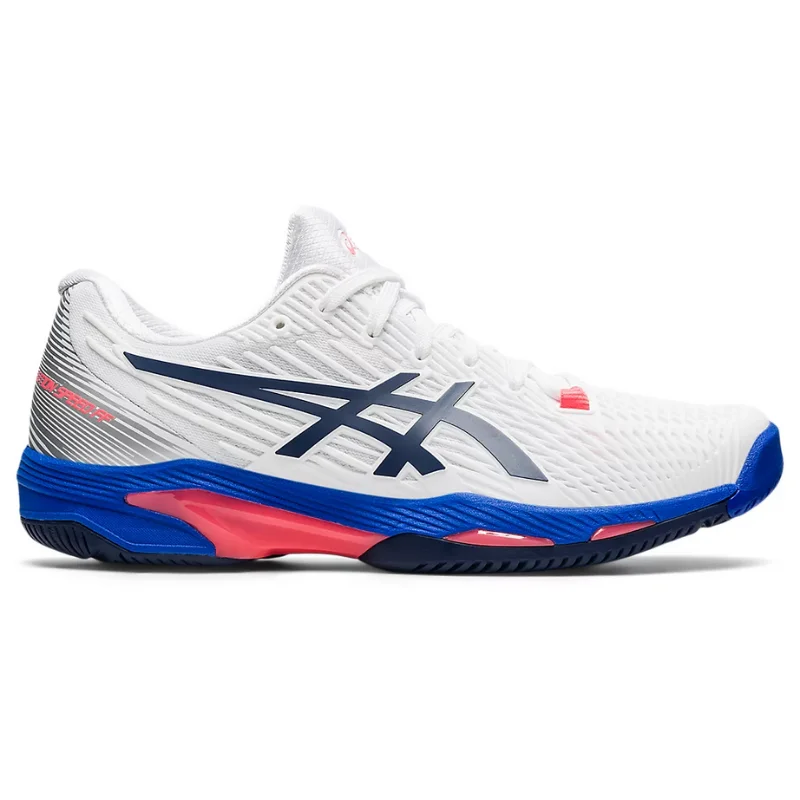 Women's tennis shoes with a moisture - wicking liningAsics Womens Solution Speed FF 2 Tennis Shoes - White/Peacoat Women's tennis shoes with a moisture - wicking liningAsics Womens Solution Speed FF 2 Tennis Shoes - White/Peacoat
