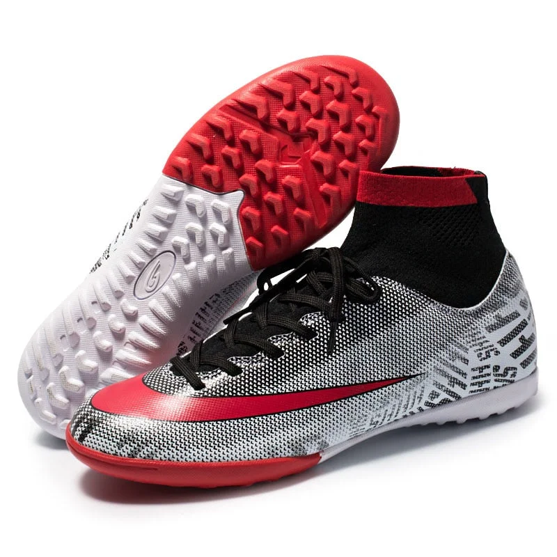 Women's soccer shoes with a heat - resistant materialIndoor Turf Soccer Shoes Mens High Ankle Football Boots Women's soccer shoes with a heat - resistant materialIndoor Turf Soccer Shoes Mens High Ankle Football Boots