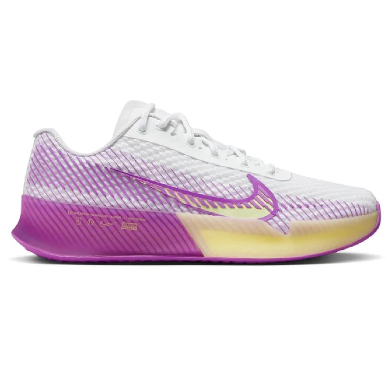 Women's non - slip sole tennis shoes for court stabilityNike Air Zoom Vapor 11 HC Women Hard Court Tennis Shoes - White/Citron Tint-Fuchsia Dream-Black Women's non - slip sole tennis shoes for court stabilityNike Air Zoom Vapor 11 HC Women Hard Court Tennis Shoes - White/Citron Tint-Fuchsia Dream-Black