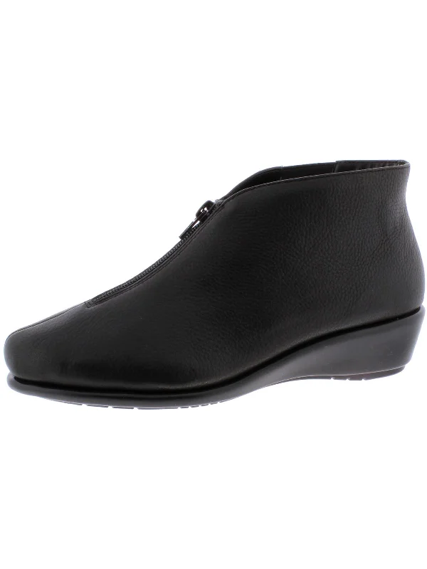 women's heeled bootiesAllowance Womens Suede Round Toe Booties