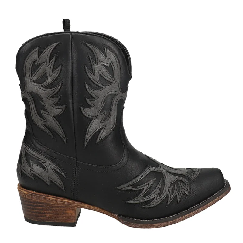 women's ankle boots with zippersAmelia Tooled Inlay Snip Toe Cowboy Booties