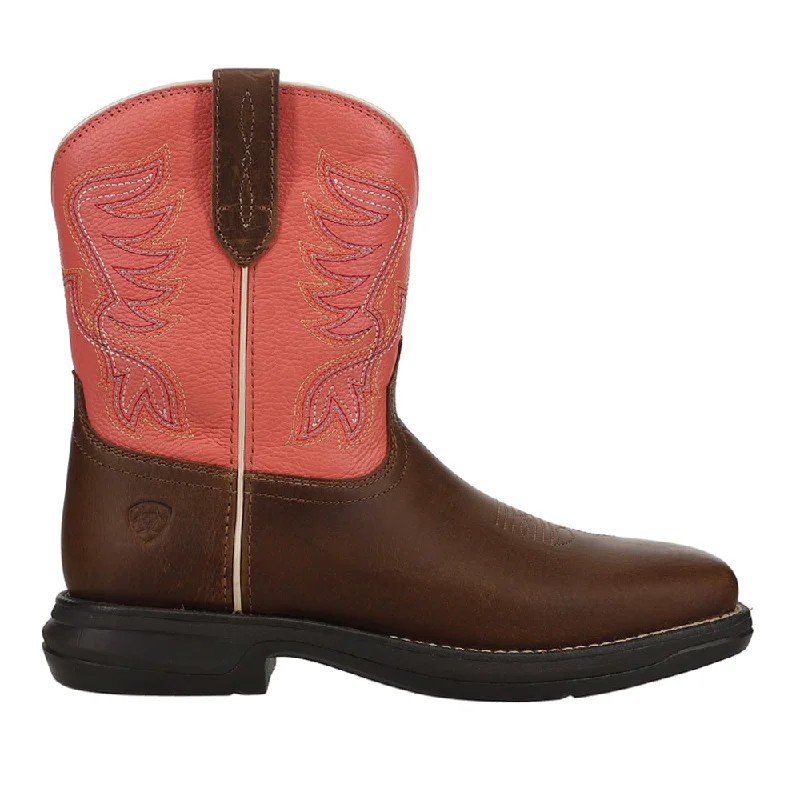 women's ankle boots with tasselAnthem Shortie Myra Embroidered Square Toe Cowboy Boots