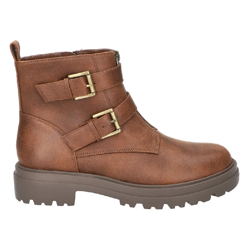 women's ankle boots for wide calvesArcadia Round Toe Zippered Booties