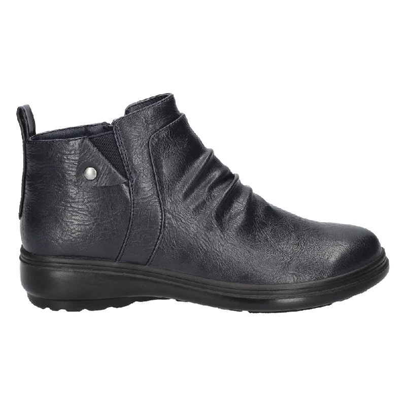 women's ankle boots for fashion-forwardAriadne Zippered Round Toe Boots