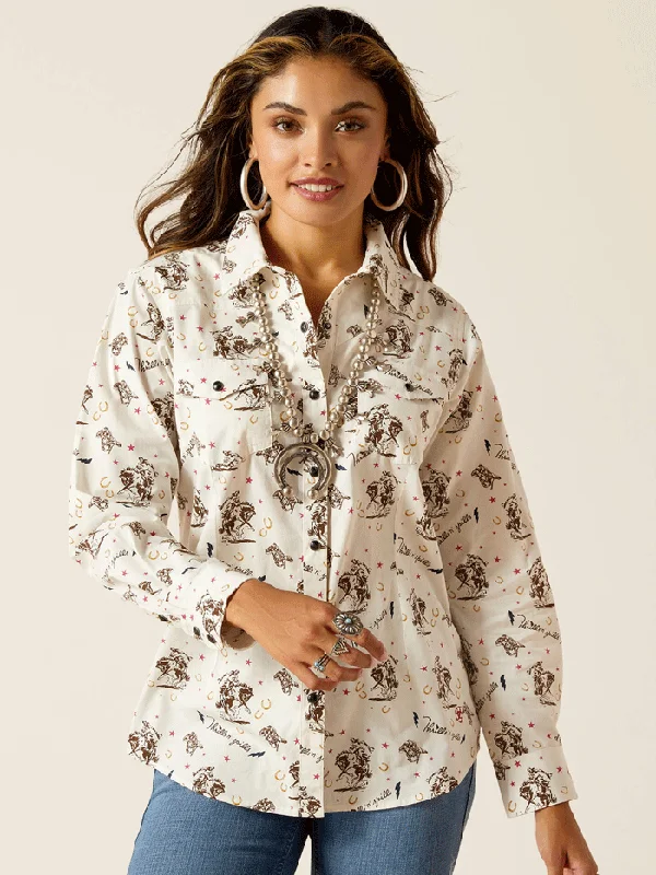 women's western boots with metallic finishesAriat 10051277 Womens Thrills N Spills Shirt Thrilling Print Cream women's western boots with metallic finishesAriat 10051277 Womens Thrills N Spills Shirt Thrilling Print Cream