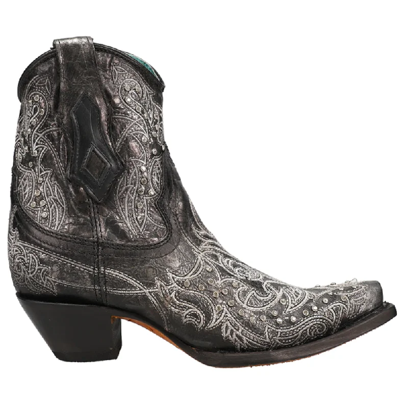 women's ankle boots for winterArt 21 Crystal Snip Toe Cowboy Booties