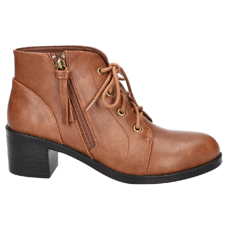 women's ankle boots with square toeBecker Round Toe Zippered Booties