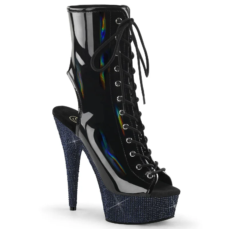 women's leather ankle bootsBejeweled-1016-6