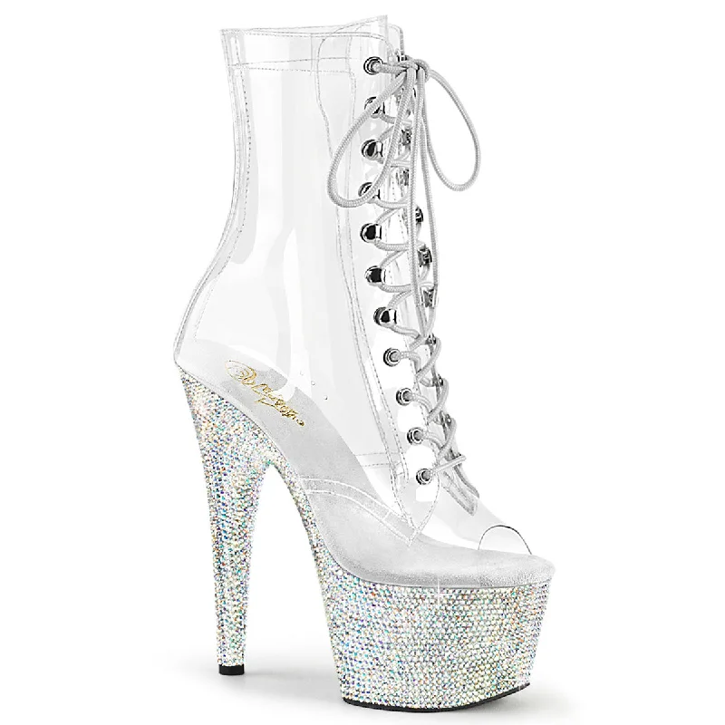women's ankle boots with strapsBejeweled-1021C-7