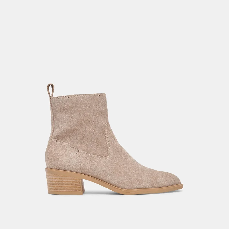 women's booties for hikingBILI H2O BOOTIES TAUPE SUEDE