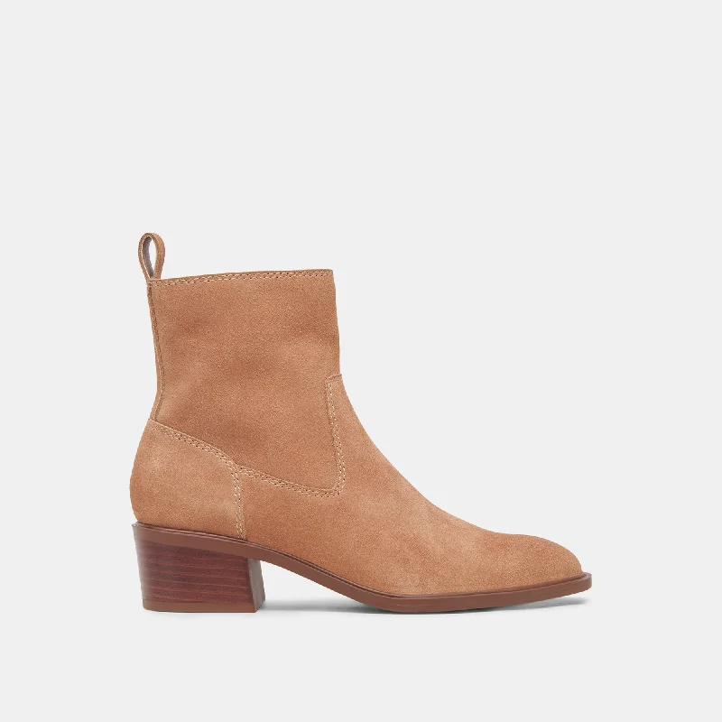 women's booties for eveningBILI H2O BOOTIES TOFFEE SUEDE