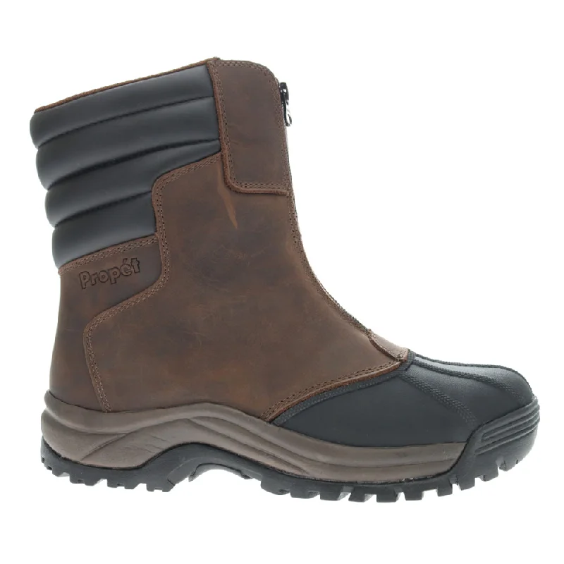 women's ankle boots for workBlizzard Tall Zip Round Toe Zippered Boots