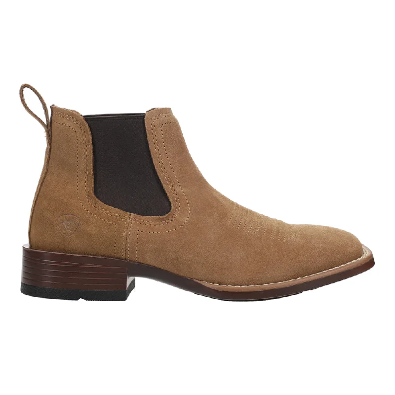 women's ankle boots with block heelsBooker Ultra Square Toe Chelsea Boots
