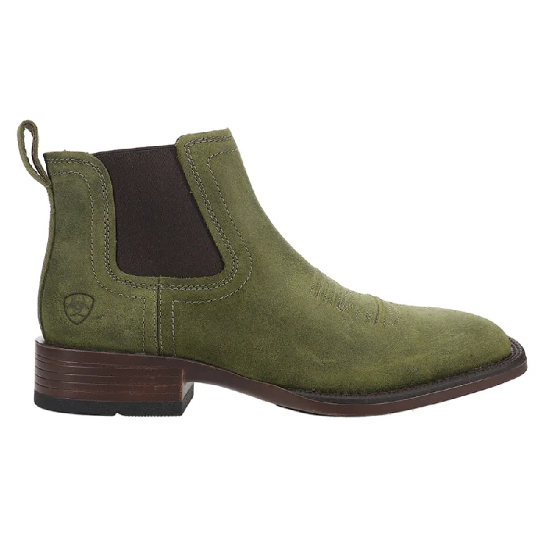 women's ankle boots for petite womenBooker Ultra Western Square Toe Chelsea Boots