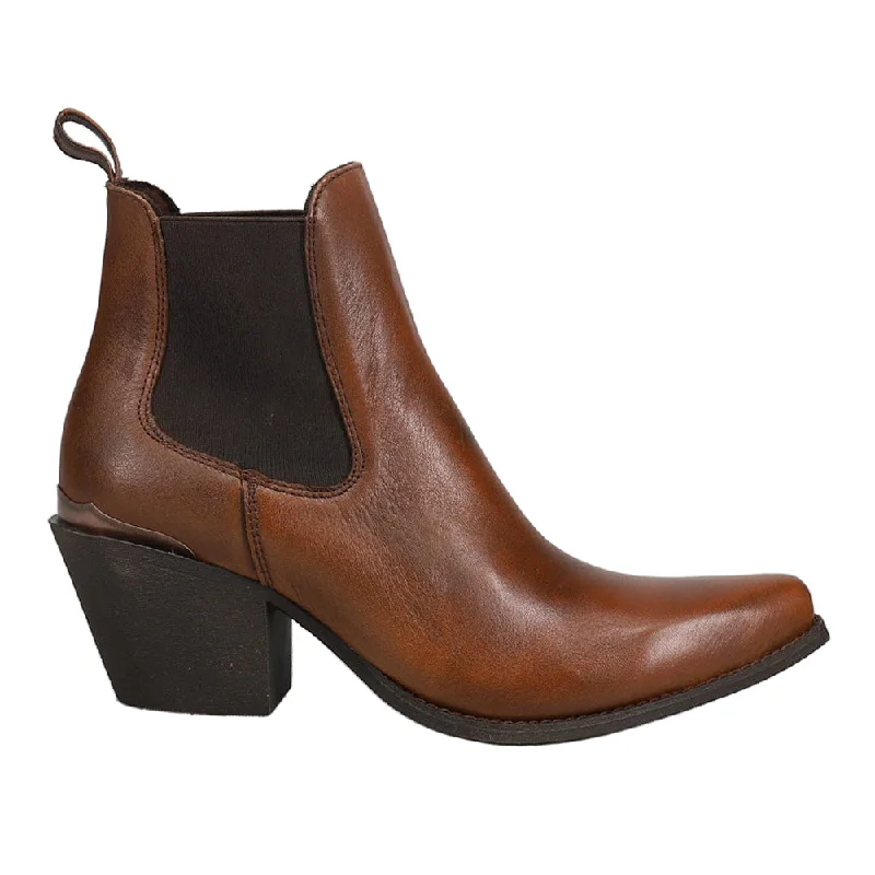 women's ankle boots for rainy weatherBradley Pointed Toe Western Booties