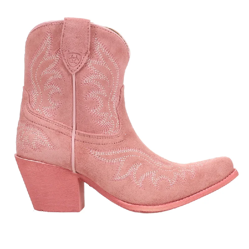 women's ankle boots with fringeChandler Embroidered Pointed Toe Cowboy Booties