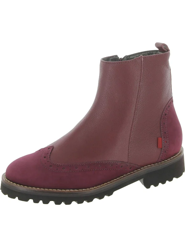 women's booties for dancingChelsea Womens Leather Wingtip Ankle Boots