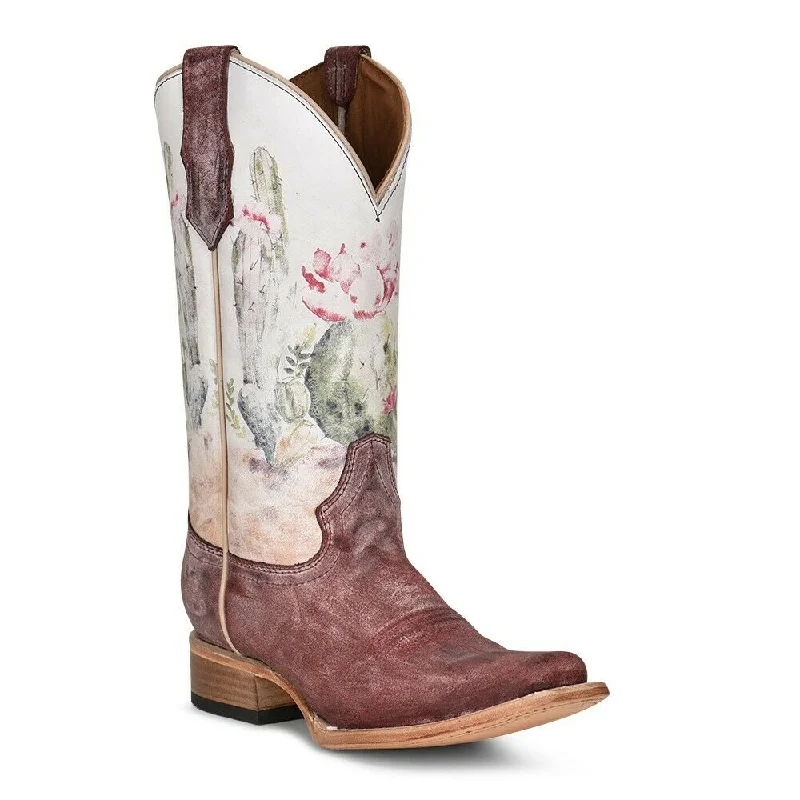 women's cowboy boots for tall womenCircle G by Corral Ladies Desert Stamp Wine Bone Boots L5812 women's cowboy boots for tall womenCircle G by Corral Ladies Desert Stamp Wine Bone Boots L5812
