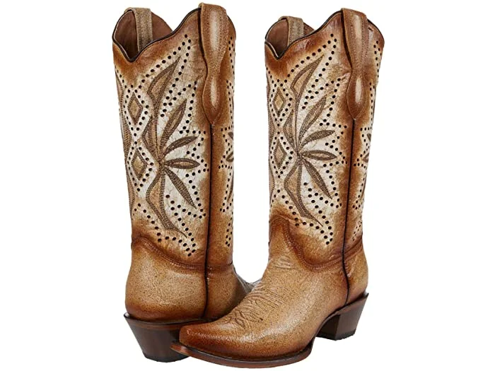 women's moto boots with protective toe capsCircle G by Corral Women's Laser Embroidery Cowboy Boots (L2002) women's moto boots with protective toe capsCircle G by Corral Women's Laser Embroidery Cowboy Boots (L2002)