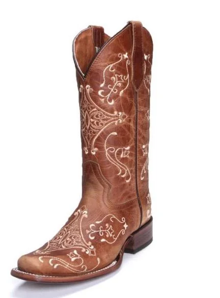 women's moto boots with wide calfCircle G Womens Embroidered Tan Cowboy Boots L5556 L5556 BRN women's moto boots with wide calfCircle G Womens Embroidered Tan Cowboy Boots L5556 L5556 BRN