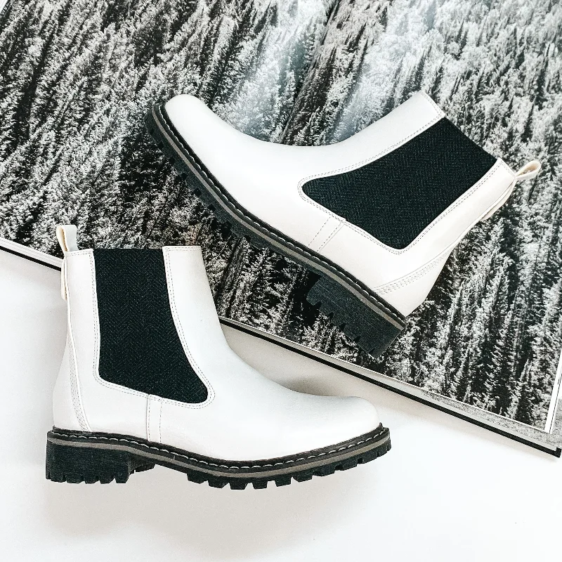 women's ankle boots for wide calvesCorky's | To Be Honest Slip On Booties in White