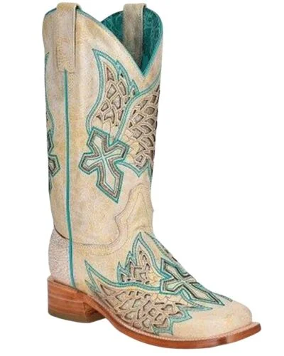women's moto boots for winterCorral Women's LD Western Boots - Broad Square Toe A4334 women's moto boots for winterCorral Women's LD Western Boots - Broad Square Toe A4334
