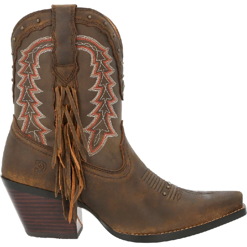 women's waterproof ankle bootsCrush Embroidered Snip Toe Cowboy Booties