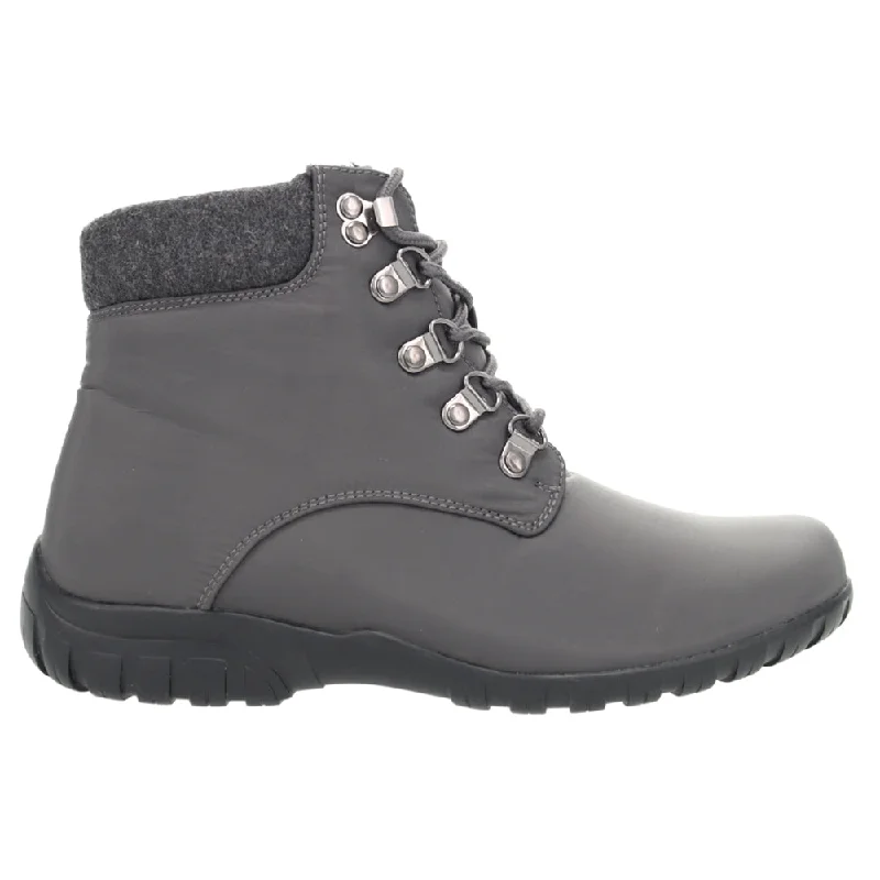 women's ankle boots with square toeDani Winter Lace Up Booties