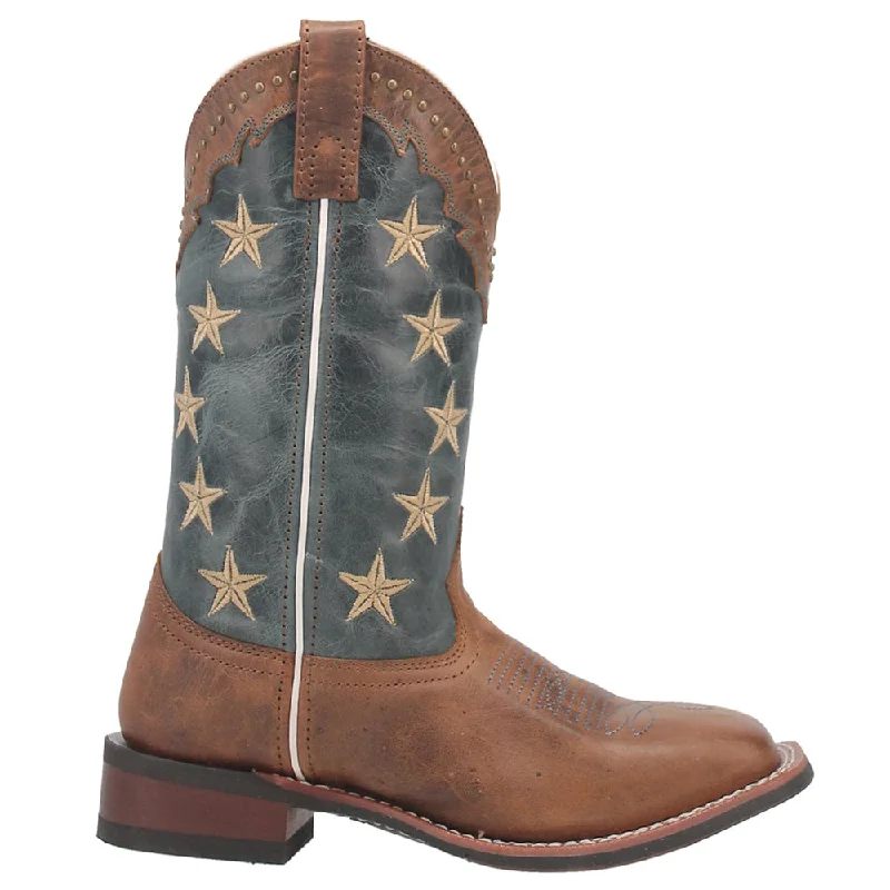women's cowboy boots in blackEarly Star Patriotic Square Toe Cowboy boots