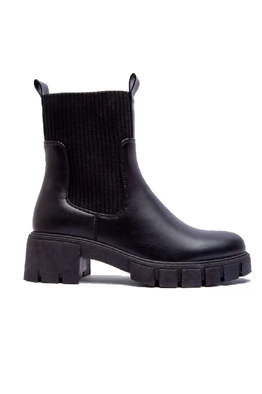 women's winter bootiesELLA CLASSIC CHELSEA BOOT - BLACK