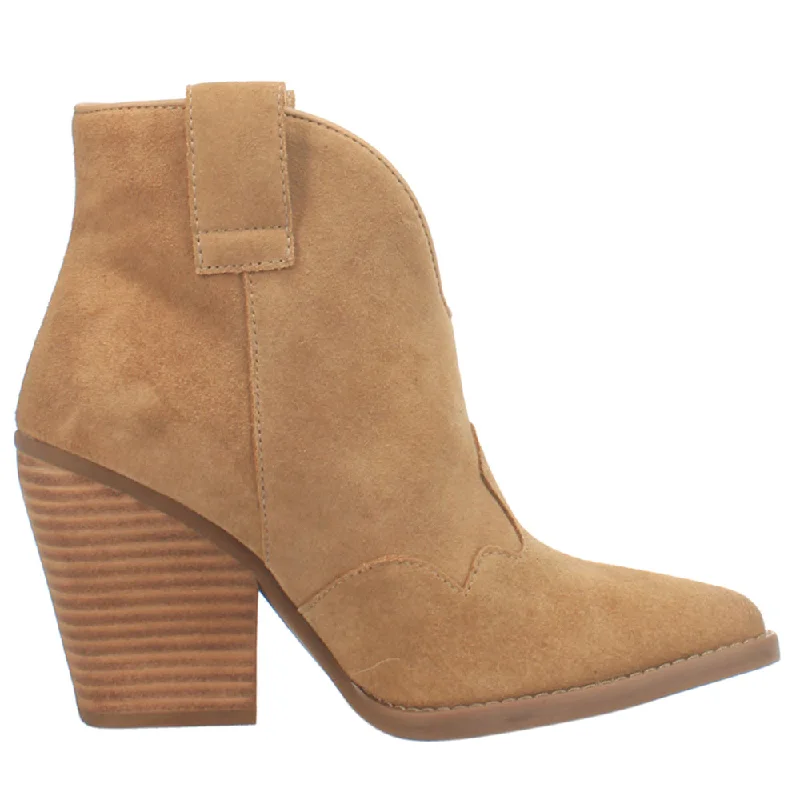 women's ankle boots with round toeFlannie Snip Toe Cowboy Booties