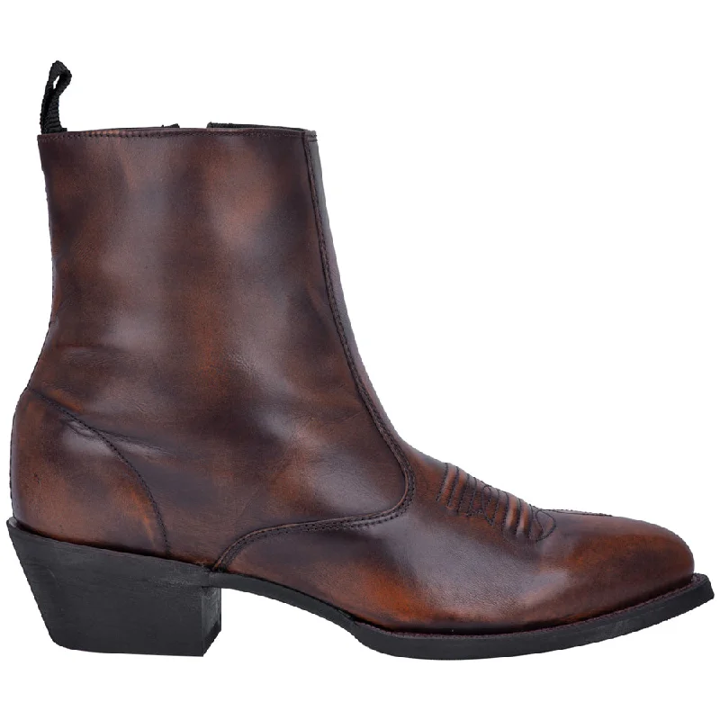 women's ankle boots with elastic sidesFletcher Zippered Pointed Toe Boots