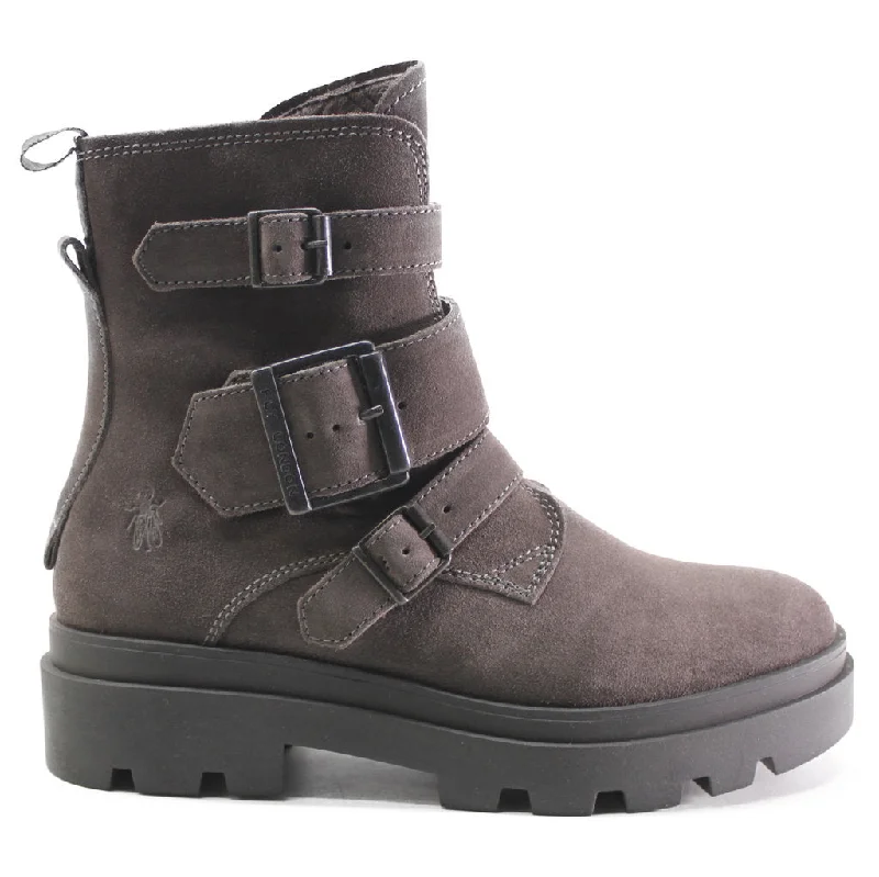 women's ankle boots with over-the-knee lookJeda817Fly Suede Women's Buckle Ankle Boots women's ankle boots with over-the-knee lookJeda817Fly Suede Women's Buckle Ankle Boots