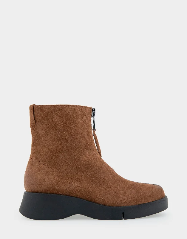 women's ankle boots with over-the-knee lookFrancis