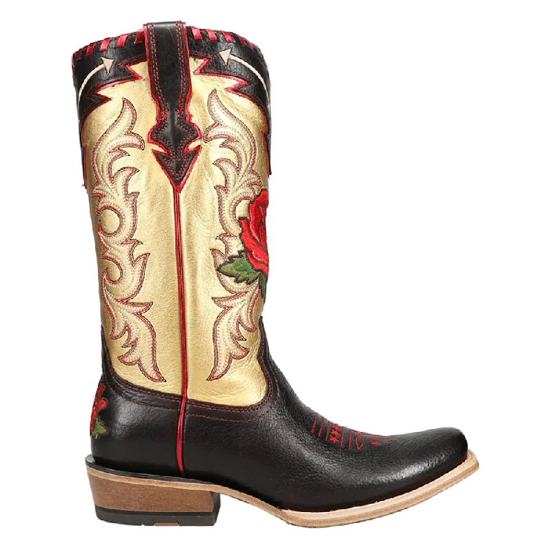 women's cowboy boots with block heelFuturity Rodeo Quincy Embroidery Metallic Floral Square Toe Cowboy Boots women's cowboy boots with block heelFuturity Rodeo Quincy Embroidery Metallic Floral Square Toe Cowboy Boots